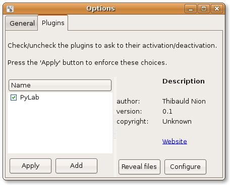 Check the box next to the plugin to activate it